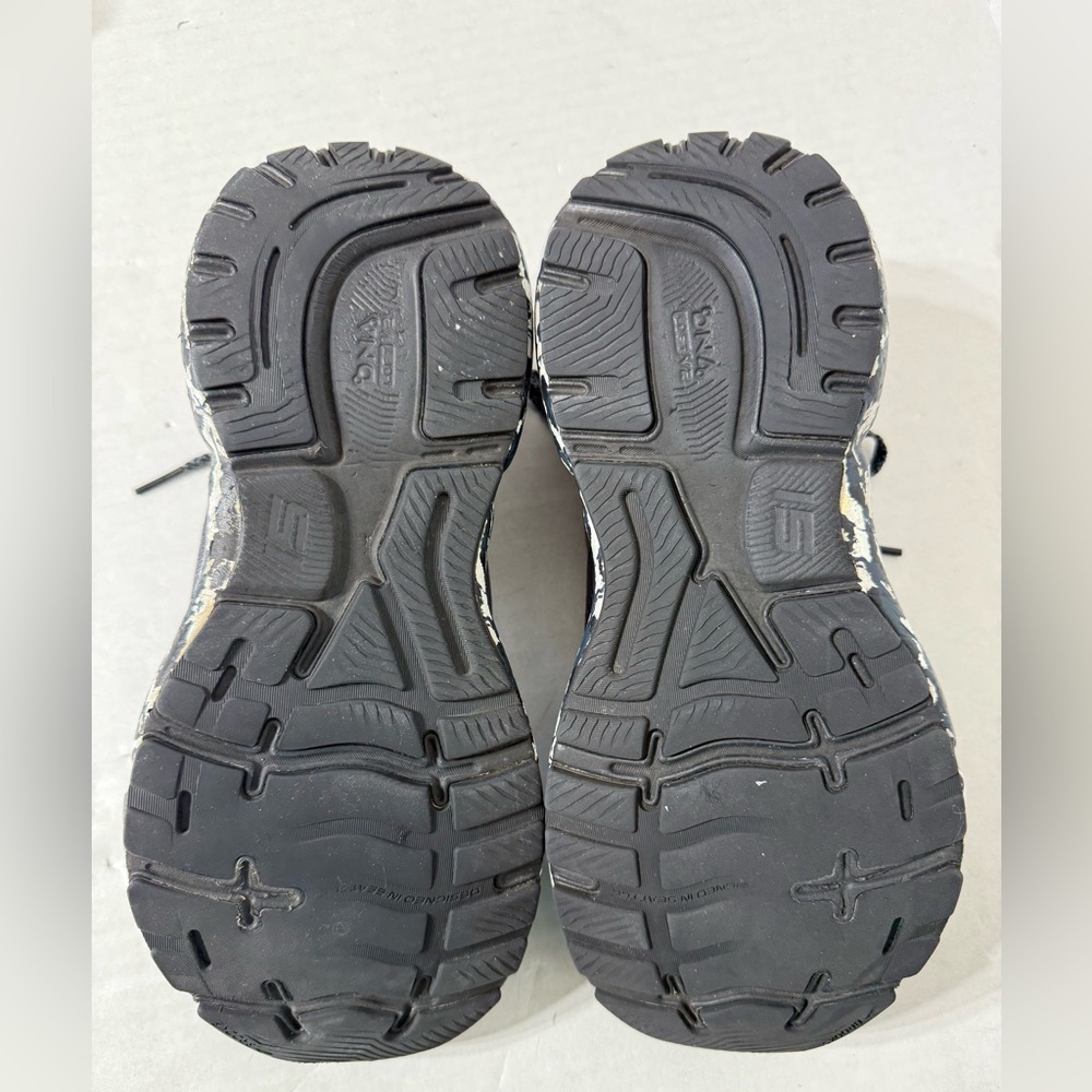 Brooks Ghost 15 Womens Size 8.5 Running Shoes Gray Black Camo Athletic Sneakers - Picture 7 of 8